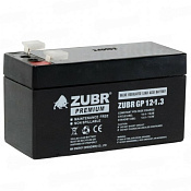 Аккумулятор ZUBR GP 12V 1.3, NPP (12V / 1,3Ah)