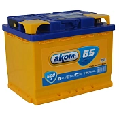 Аккумулятор AKOM 6СТ (65 Ah) L+