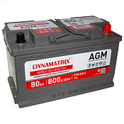 Аккумулятор DYNAMATRIX-KOREA AGM (80 Ah) DEK800